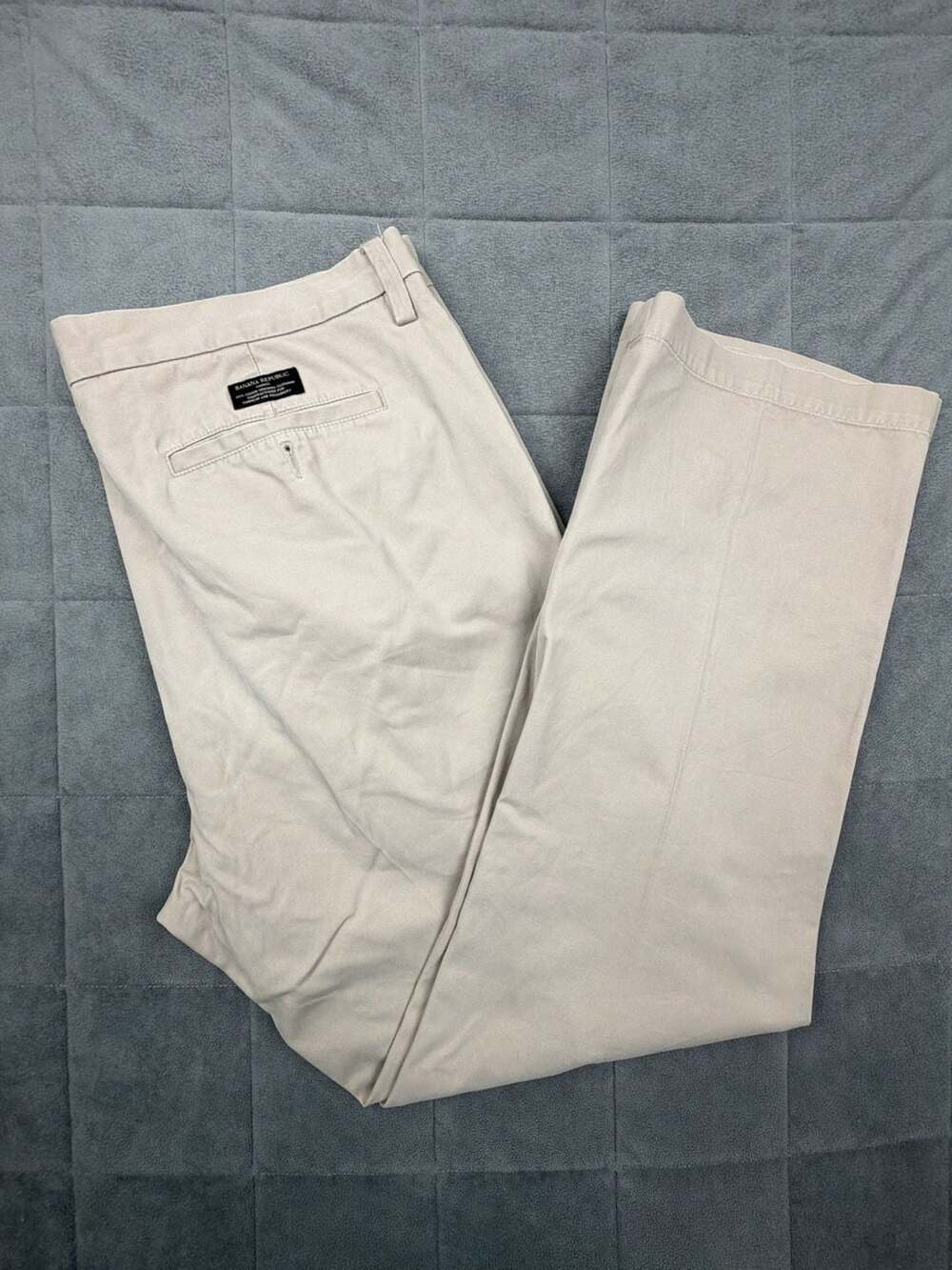 Banana Republic Gavin Chino 100% Cotton Khaki Pants 36/32